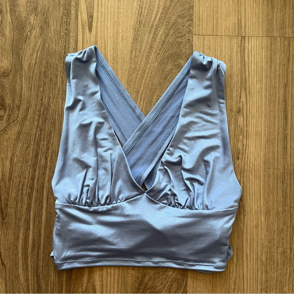 Urban Outfitters Slate Blue Blouse